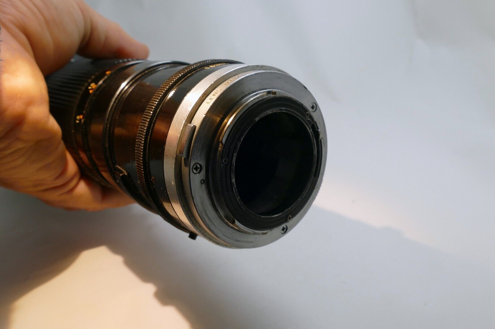 Canon FD 400mm f4.5 SSC Lens converted to Olympus OM mount OM-1n 2N 4ti