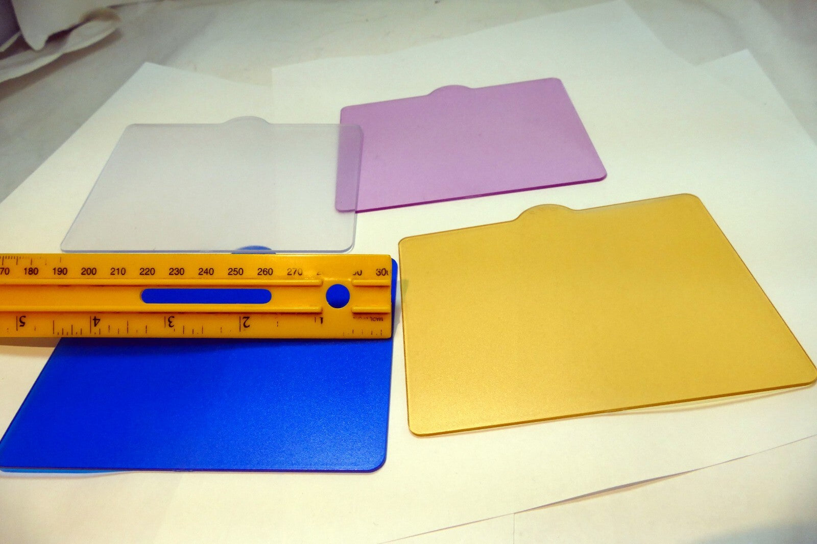 Color Filter Set kit for W160 Video LED Light Lamp 3.5X4.5" Wansen