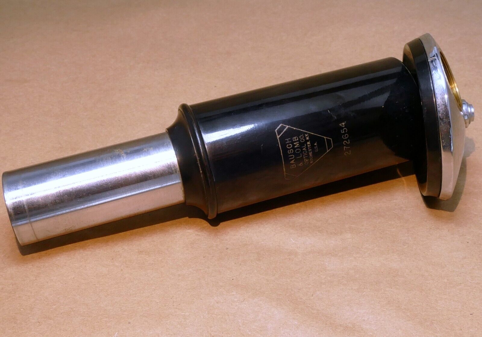 Tube and Turret for BAUSCH & LOMB Optical BRASS MICROSCOPE 1938 272654