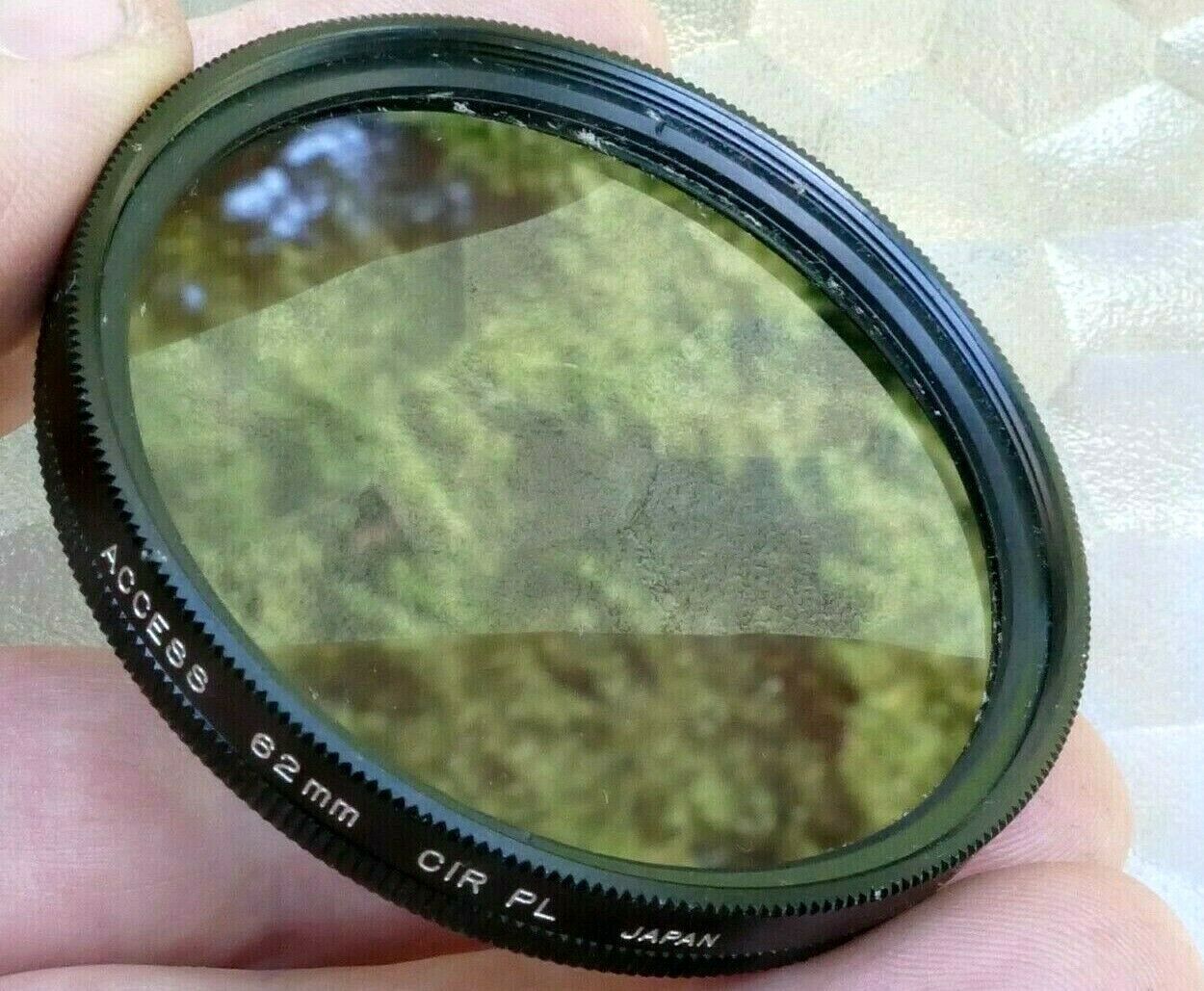 Access C-PL Circular Polarizing 62mm filter Lens Polar screw in for digital