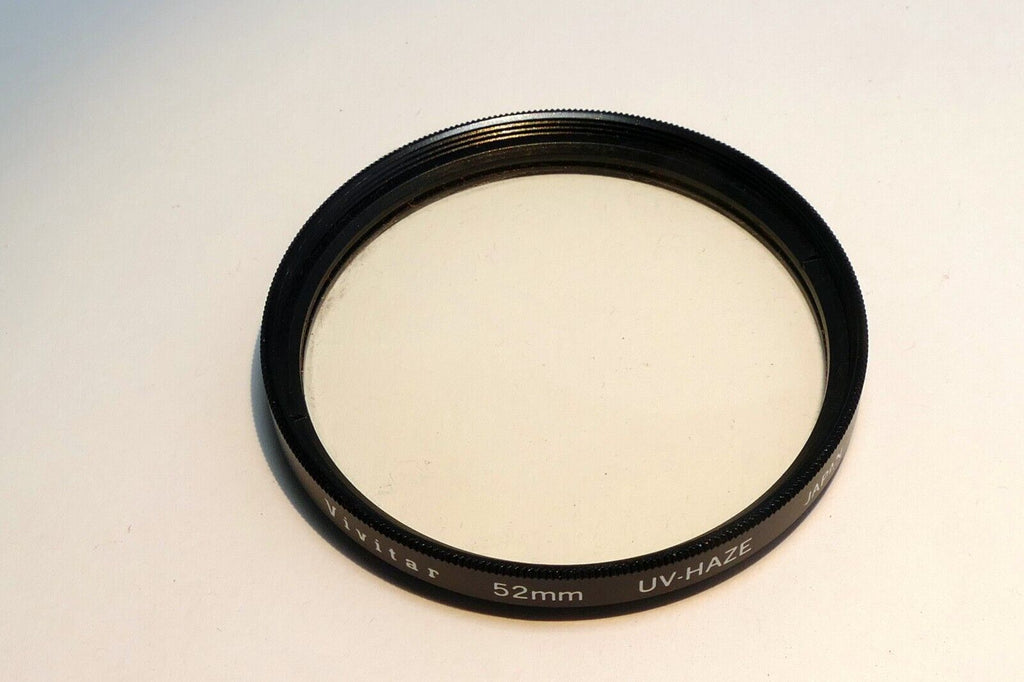 Vivitar UV Haze 52mm Lens Filter made in Japan