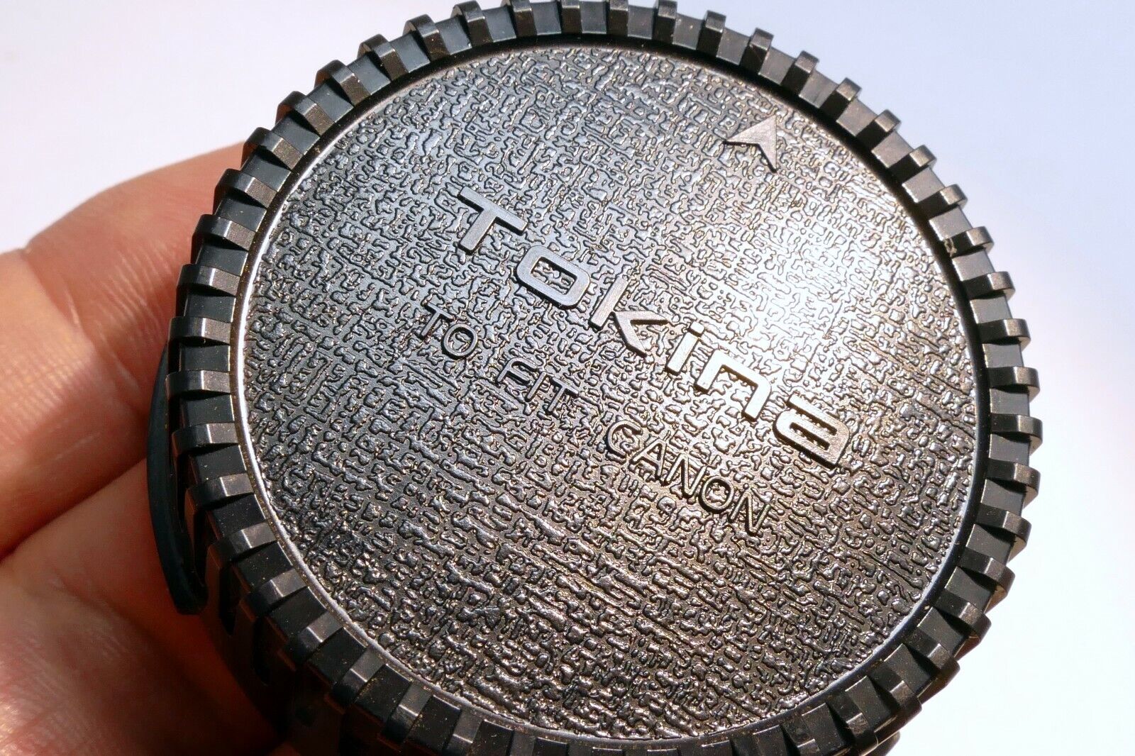 Tokina Rear Lens Cap for Canon FD mount lenses manual focus 28mm f2.0 f2.8
