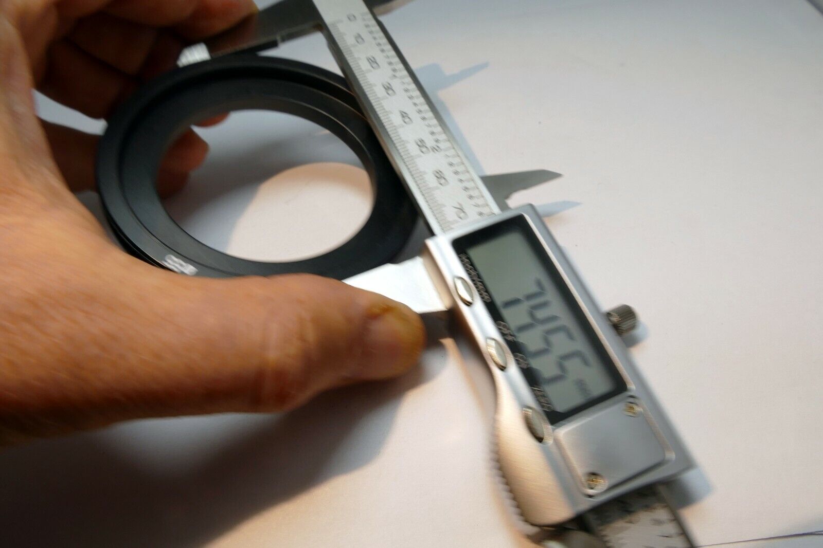 55mm to 75mm OD Metal filter holder adapter ring step-up