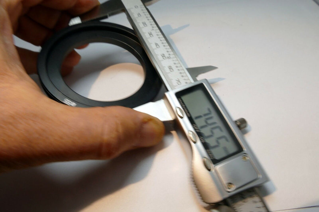55mm to 75mm OD Metal filter holder adapter ring step-up