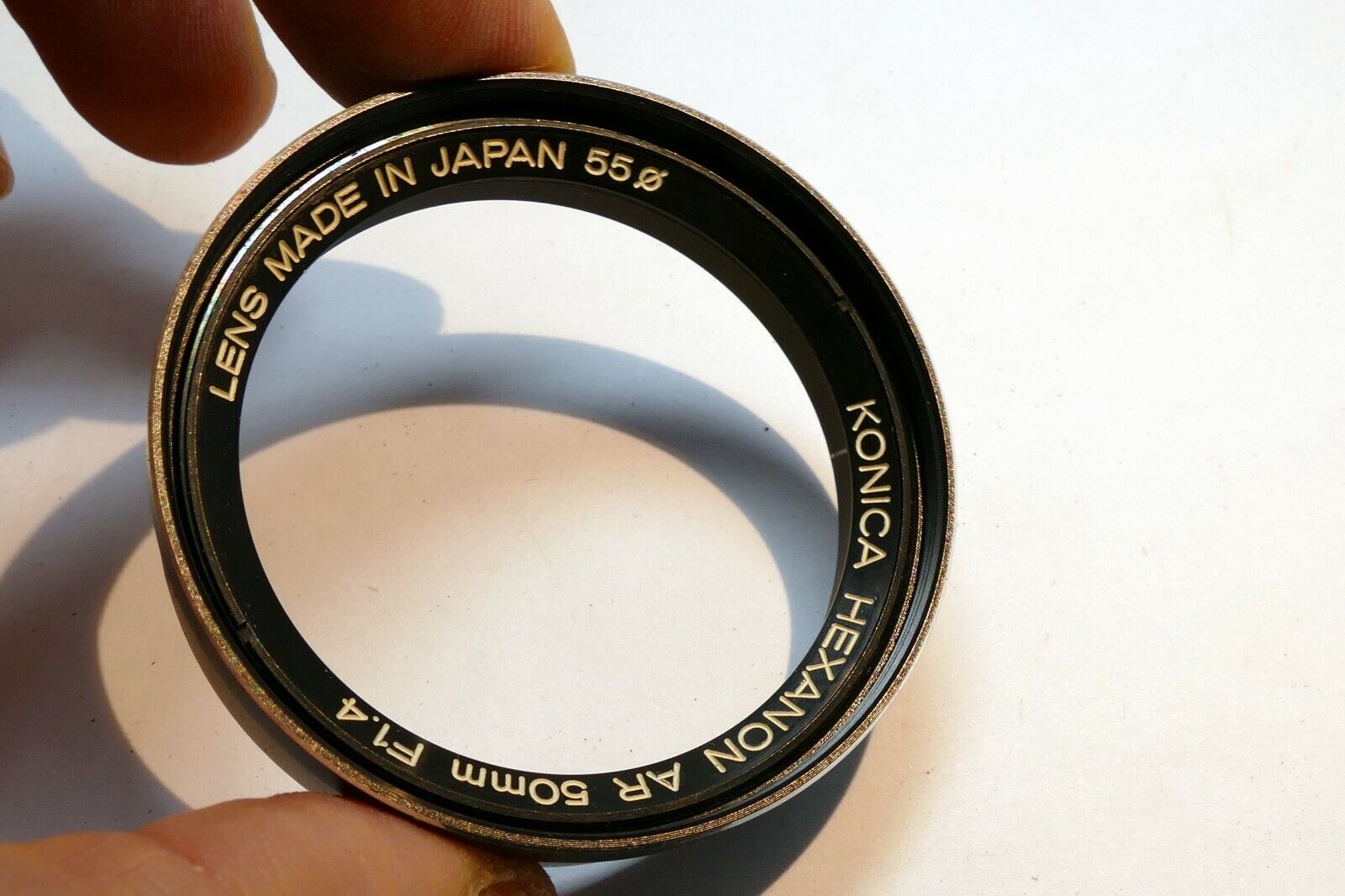 Konica Hexanon AR 50mm f1.4 Lens decal logo (ring only) 55mm