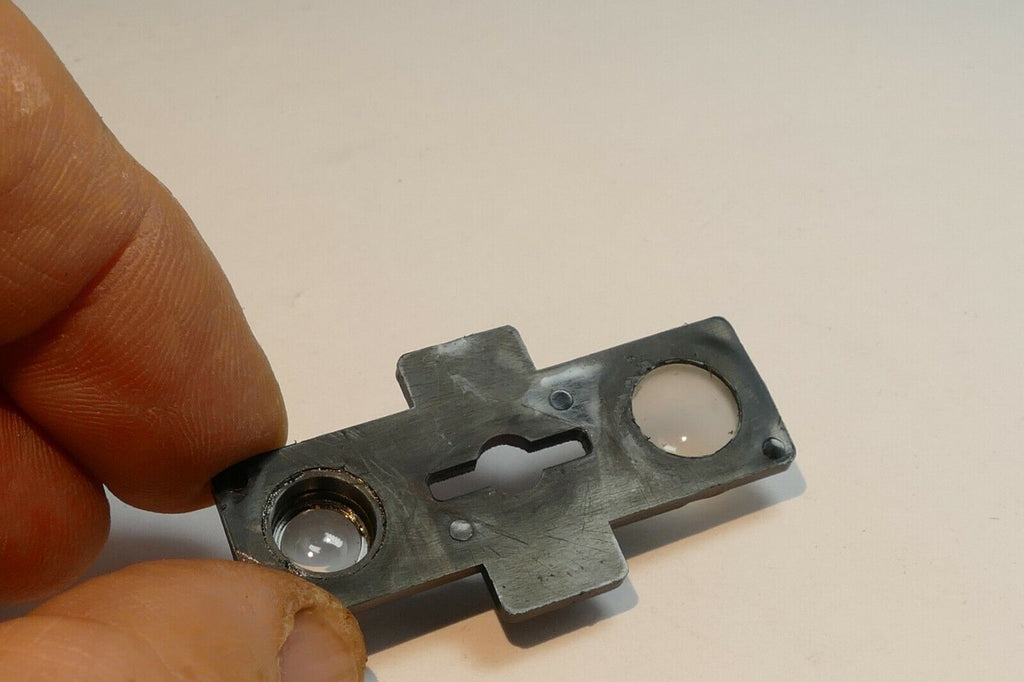 Lens filter dome clear and white