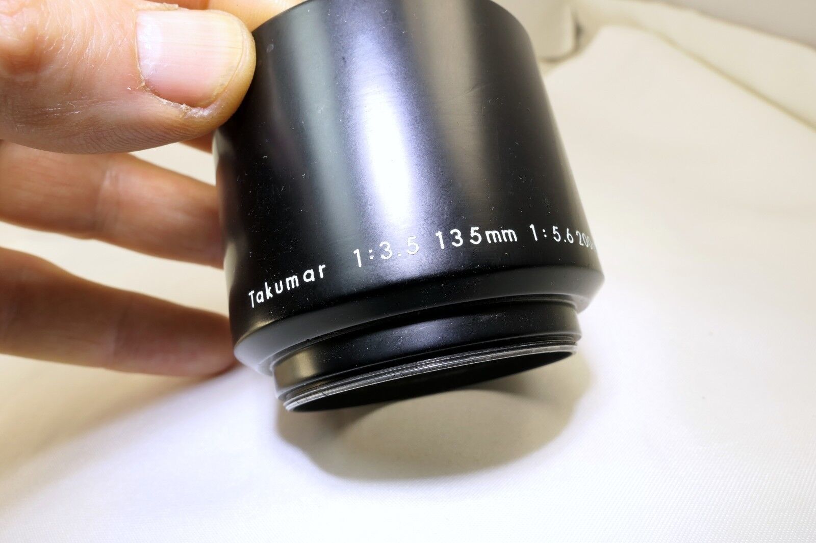 Pentax 49mm Asahi Takumar 135m f3.5 200mm f5.6 Metal Lens Hood Shade Telephoto