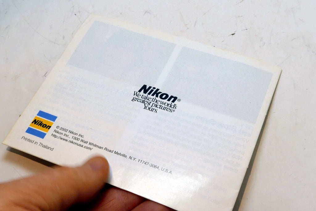 Nikon N55 Photo Guide Camera Brochure 2002