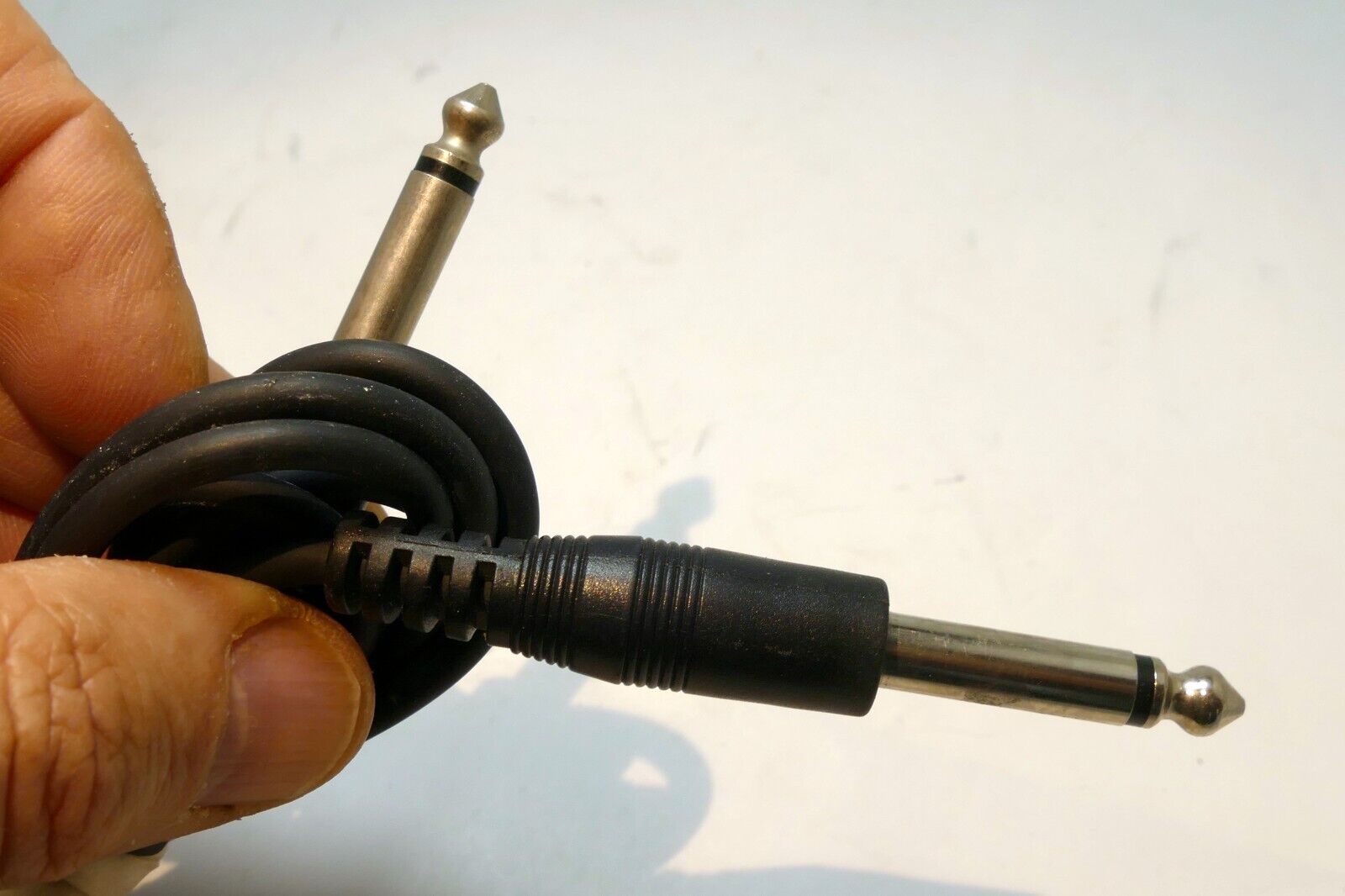 3ft 1/4inchinch MONO TRS Phono Cable  Male to Male