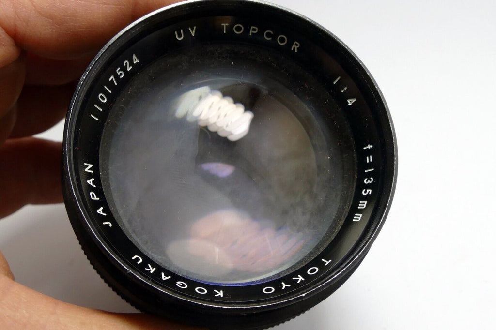 Topcon 135mm f/4 UV Topcor Lens - for parts or repair with fungus haze