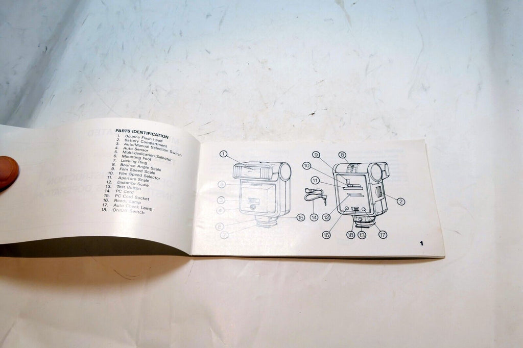 Black's SB64 flash Operating Guide Manual