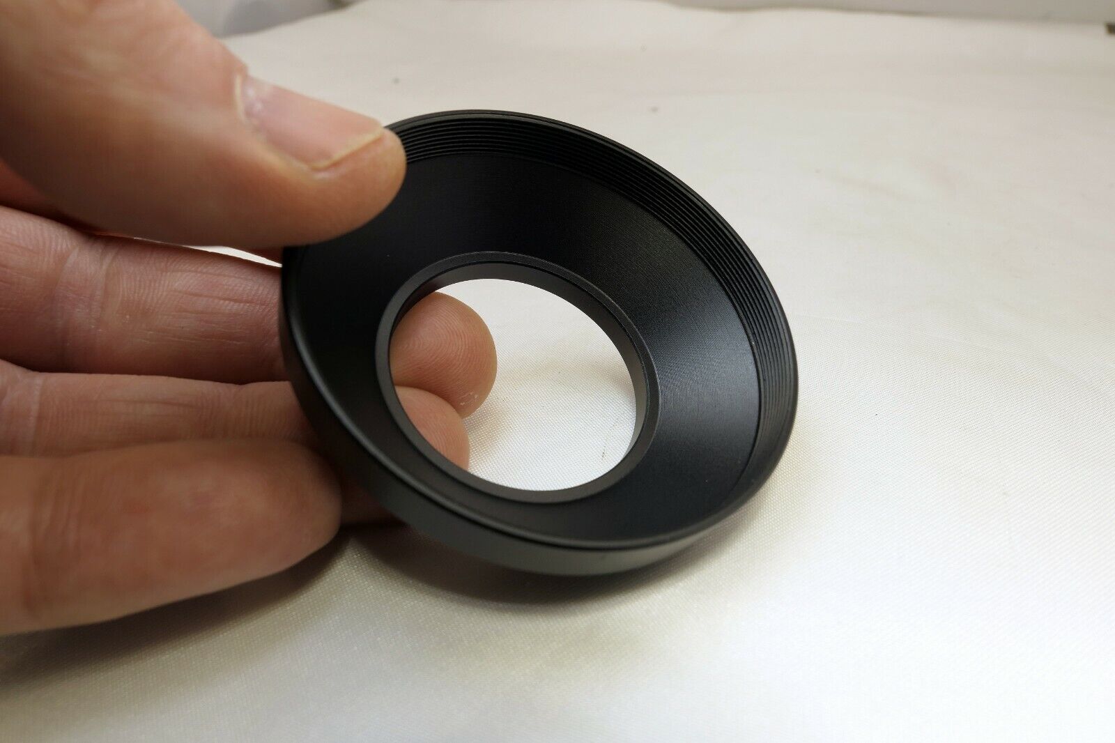 37mm Metal Sturdy LENS hood Wide Angle for  screw w/ threaded in front rim 58mm
