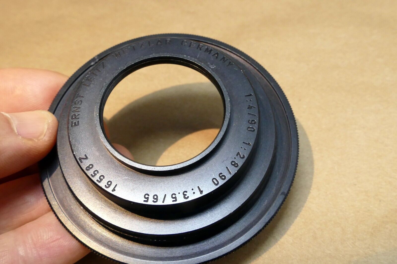 LEICA LEITZ 16558Z ADAPTER RING FOR LEICA BELLOWS 1/I & BELLOWS M 65MM/90/MM
