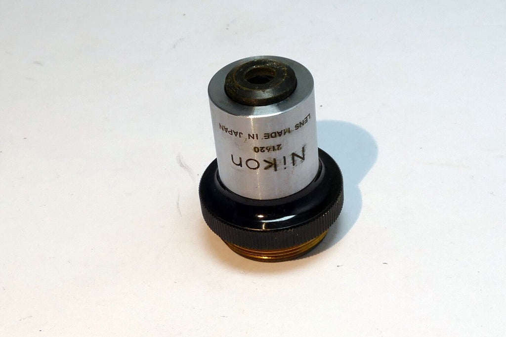 Nikon M 10 / 0.25  Microscope Objective Lens - works good Genuine
