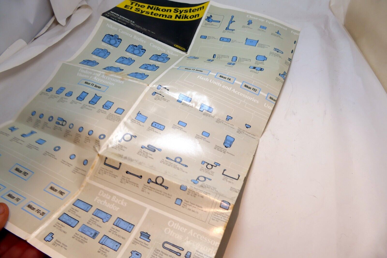 F3AF Camera accessory List Brochure Nikon F3 series HP DE-3 2 DX-1 DA-2 Finder