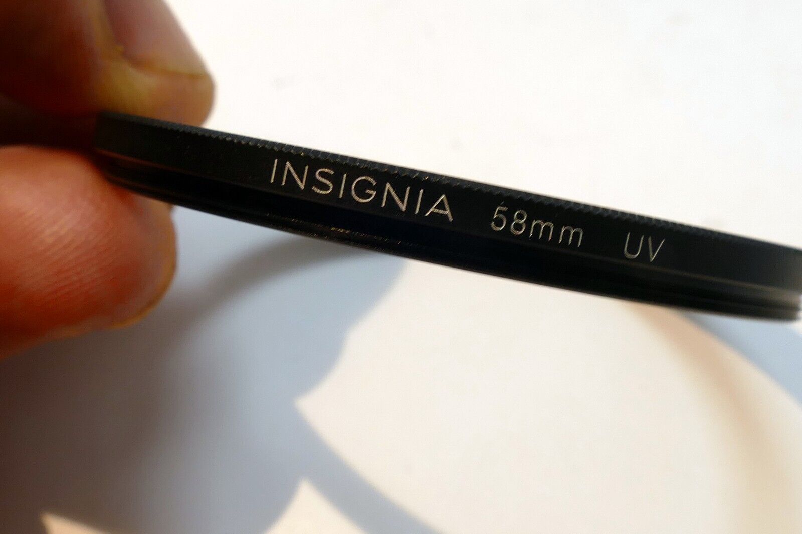 Insignia UV 58mm Lens Filter Haze slim profile for wide angle lenses 18-55mm