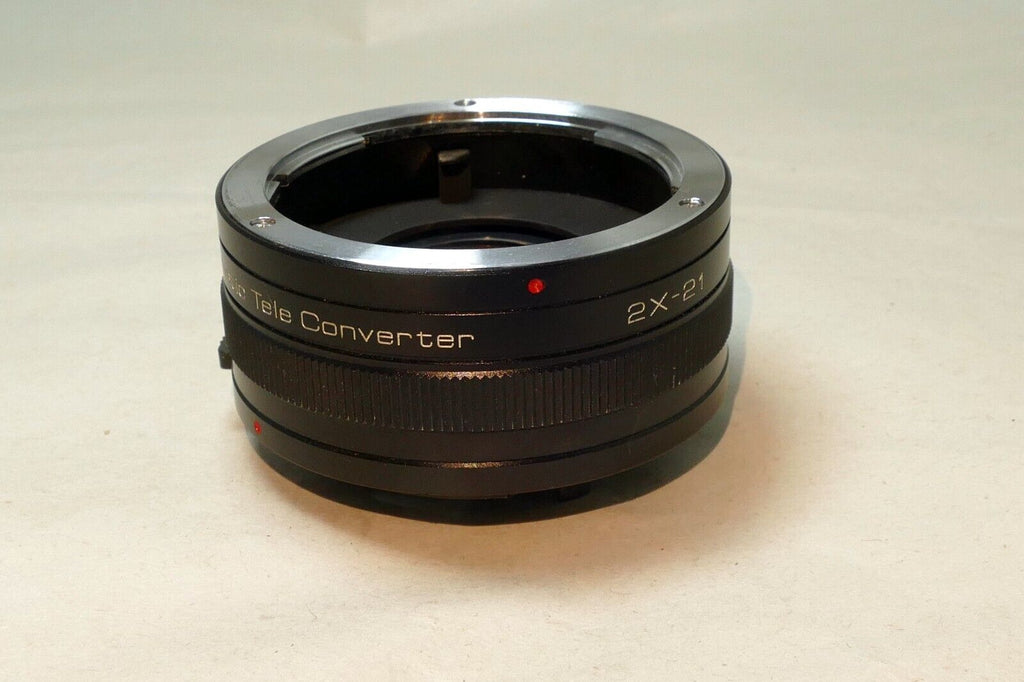 Vivitar 2X lens Teleconverter for Olympus OM mount 2X-21 for OM-2n