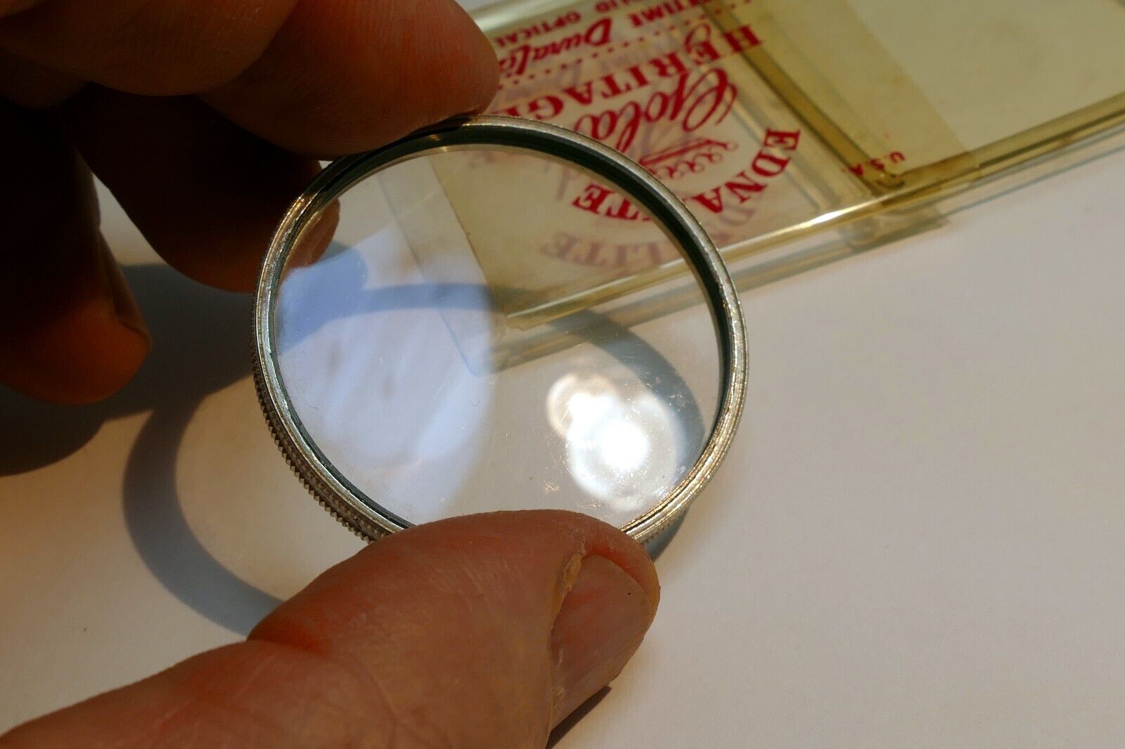 Ednalite Duraklad Portrait +1A  Series # 6 (VI) Lens Filter drop in 41.3mm OD