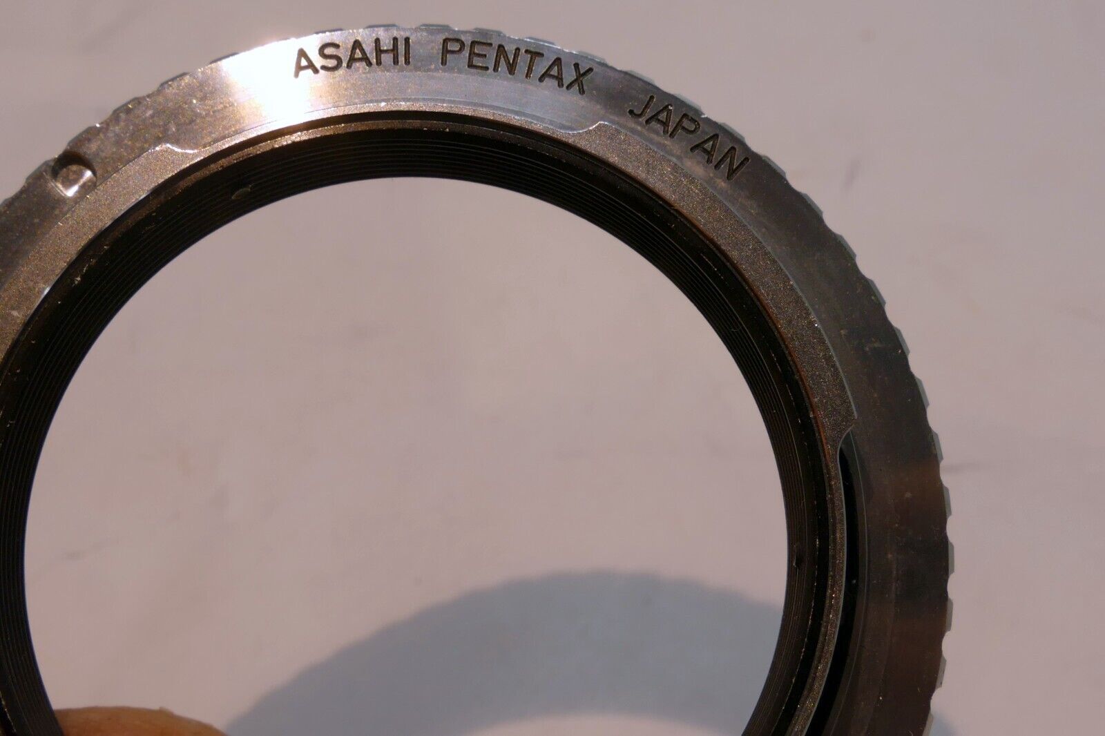Pentax Asahi PK Camera mount adapter Ring to 49mm Reverse macro - Genuine OEM