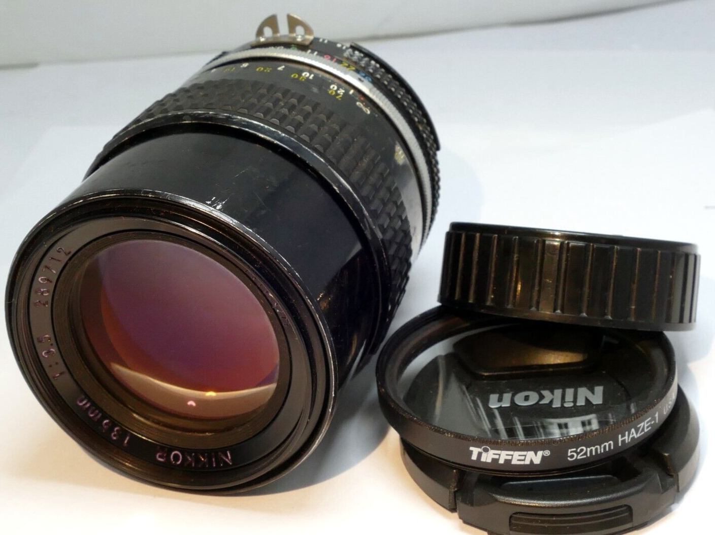 Nikon 135mm f3.5 Ai Nikkor Manual Focus LENS with fungus AS IS - still works