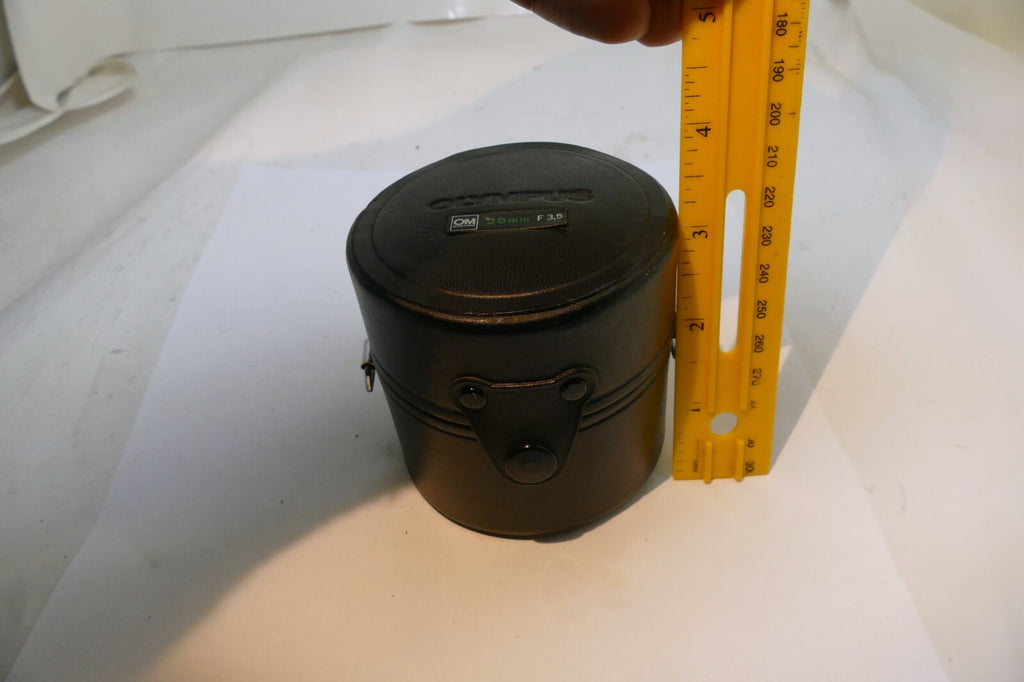 Olympus Hard Lens Case for OM 28mm f2.8 f3.5 genuine OEM fits 50mm f1.4 Zuiko OM