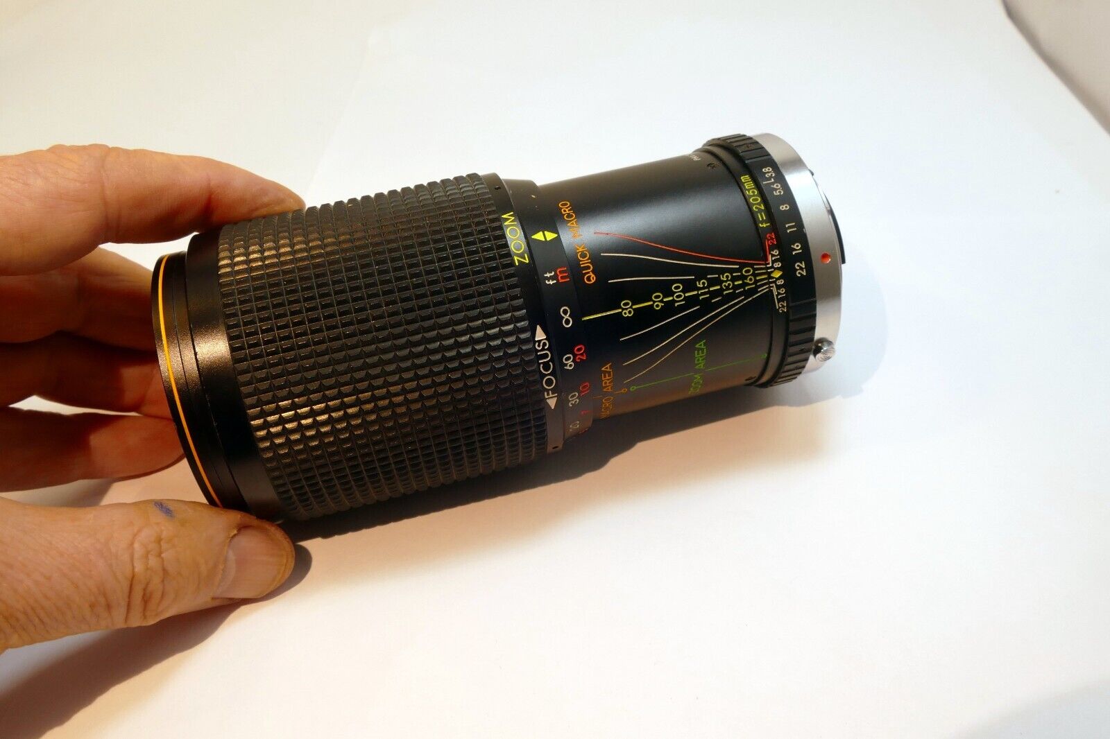 Promaster 80-205mm f3.8  lens with FUNGUS for Olympus OM (AS IS Parts or Repair)