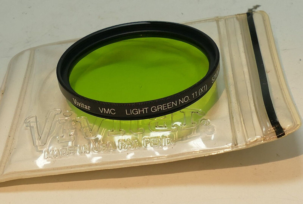 Vivitar VMC 52mm Light Green 11 X1  Filter Multi-Coated
