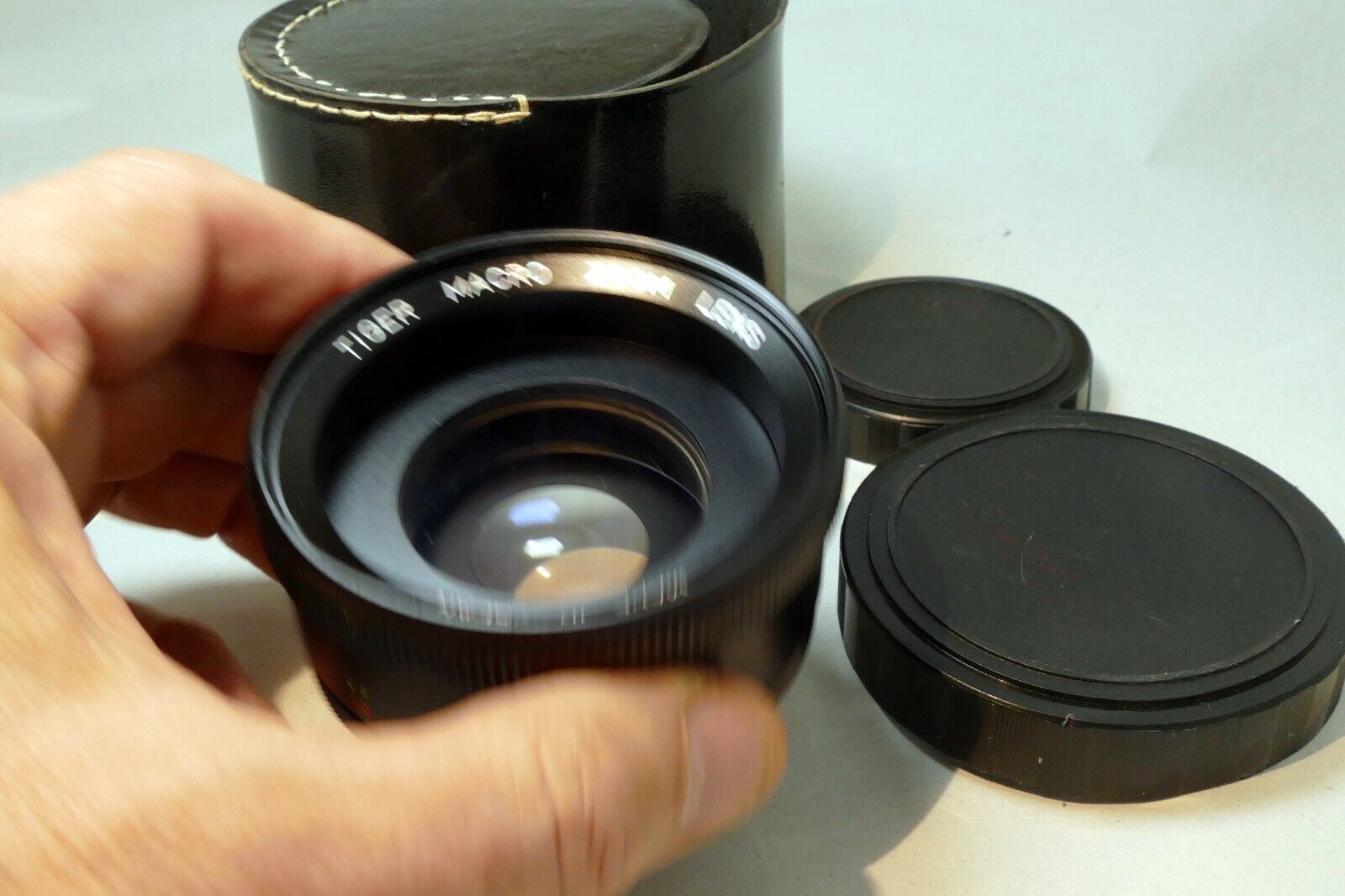 Tiger Macro zoom AUX Camera LENS Series VII 54mm threads - with heavy haze AS IS