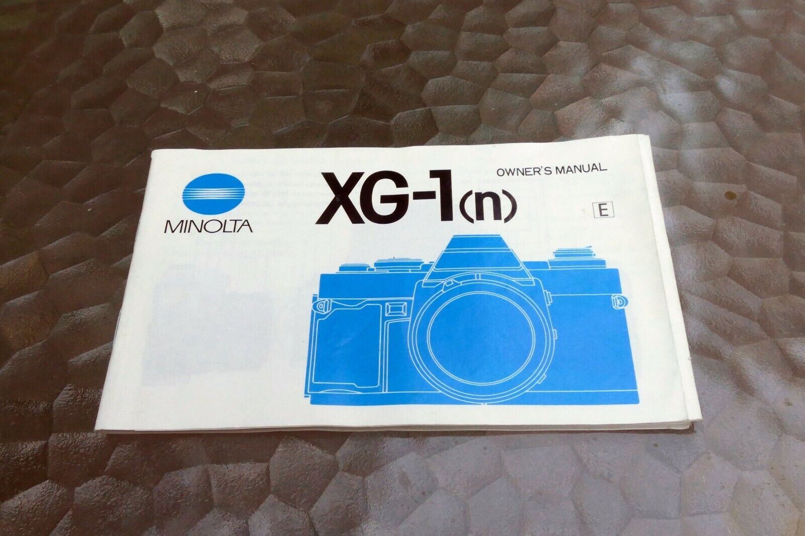 Minolta XG-1 (n) camera Owner's Instruction manual guide E English