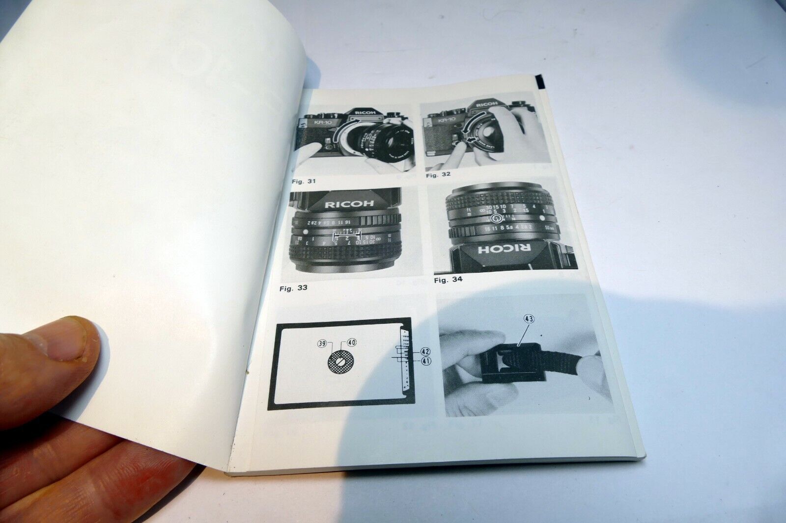 Ricoh KR-10 Camera Guide Instruction Manual English