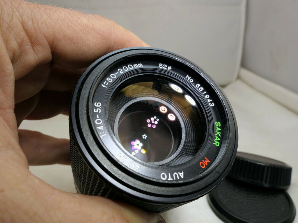 Sakar 80-200mm f4-5.6 manual focus for Pentax KR KA A mount digital