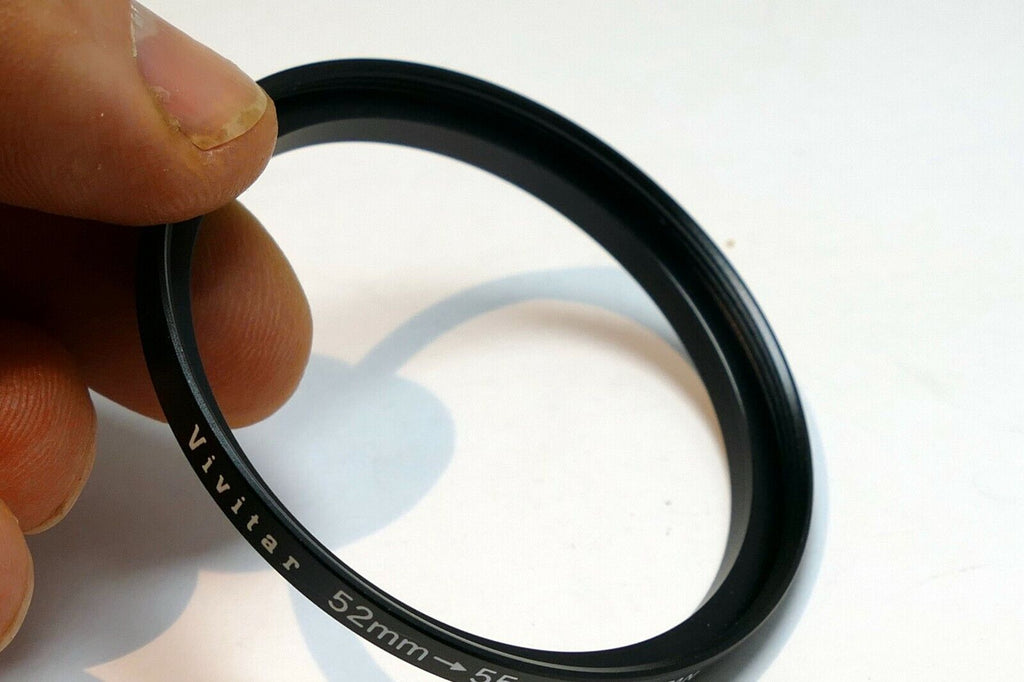52mm to 55mm Ring for lens male to female threads step -up