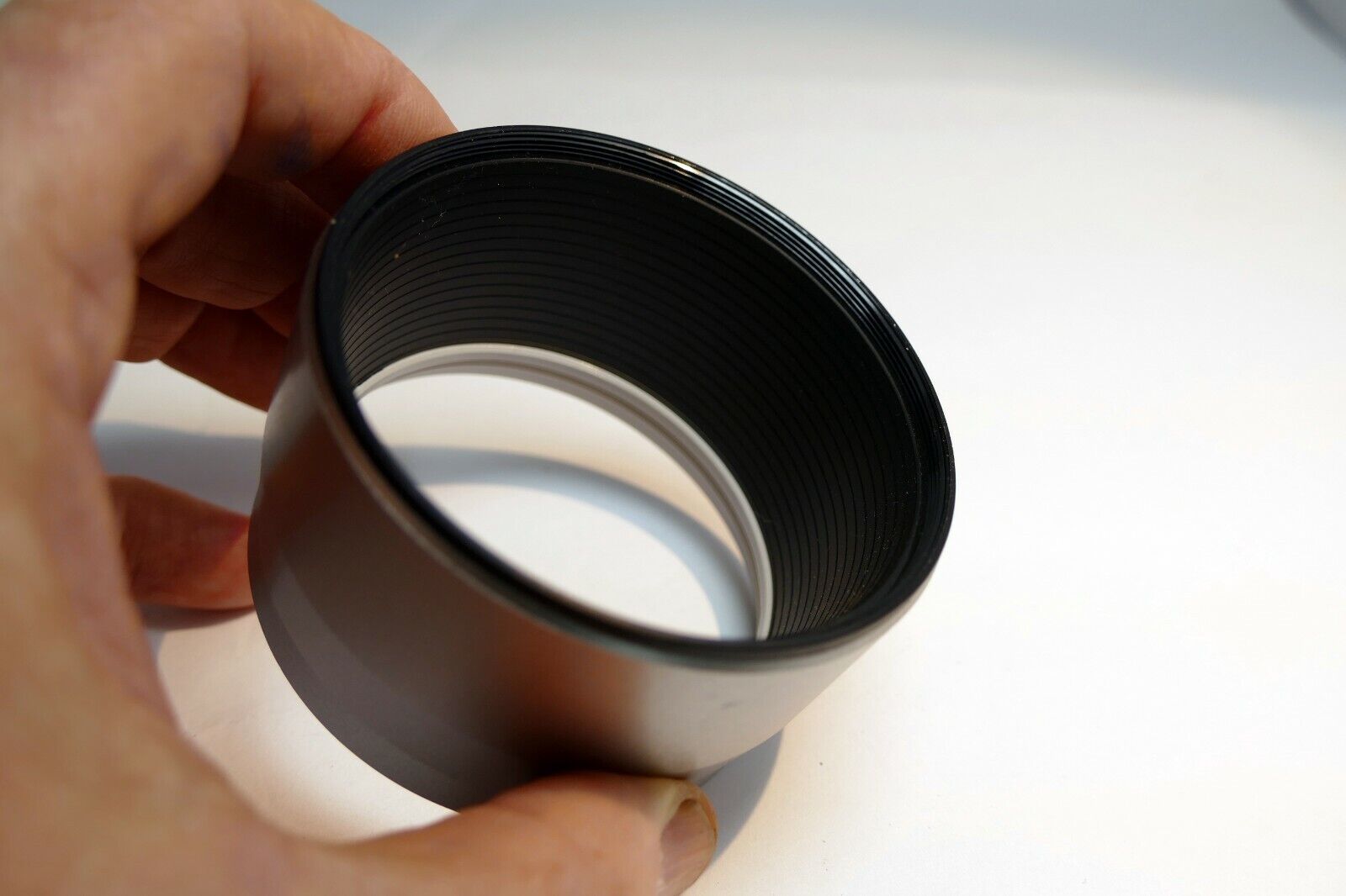 64mm ID plastic Lens adapter  unknown brand threaded front 72mm