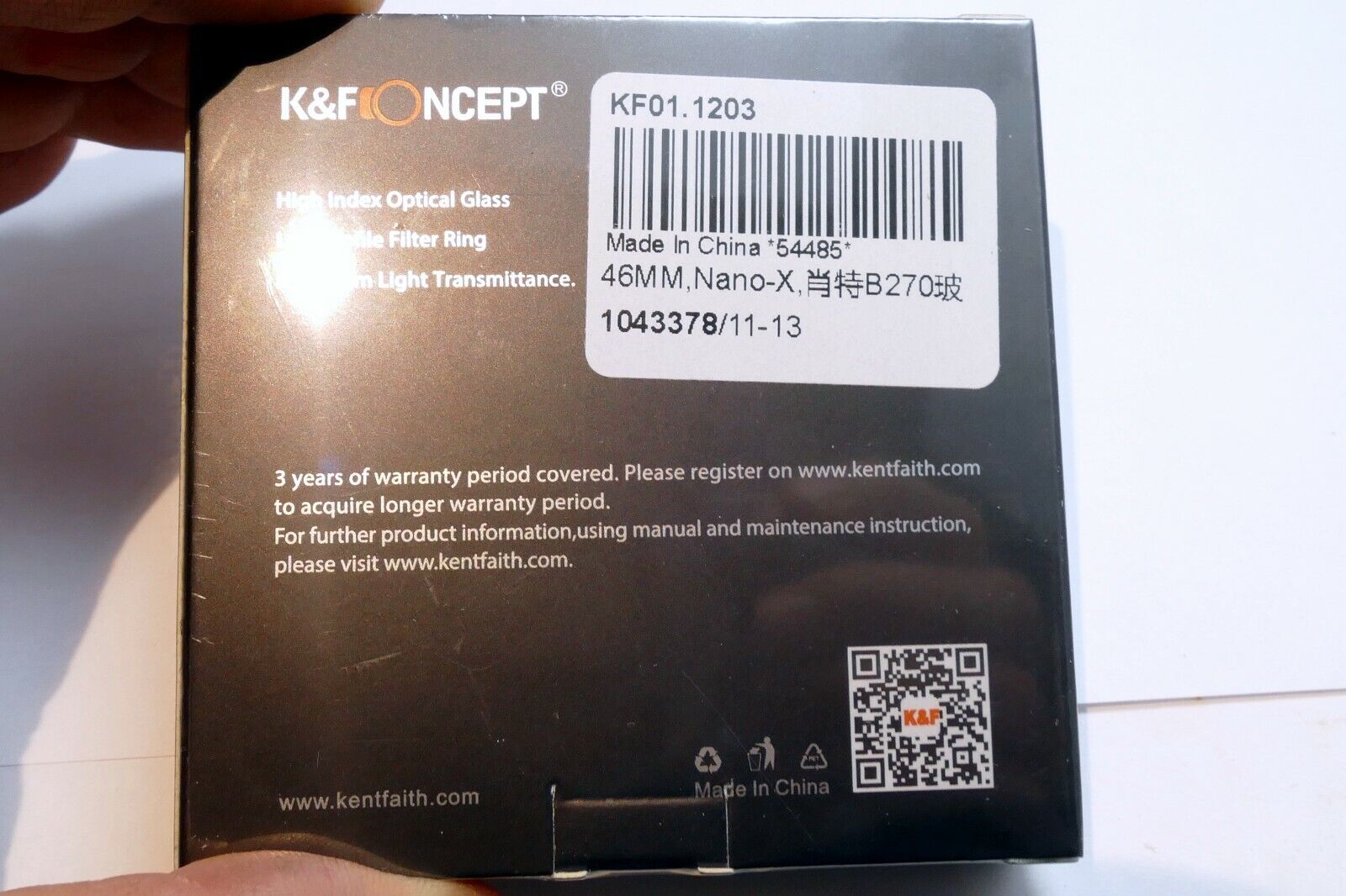 46mm K&F Nano X PRO XMC UV  Lens Filter  protection   new