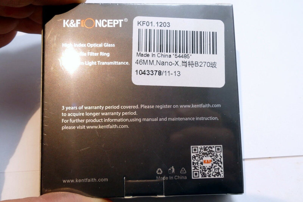 46mm K&F Nano X PRO XMC UV  Lens Filter  protection   new