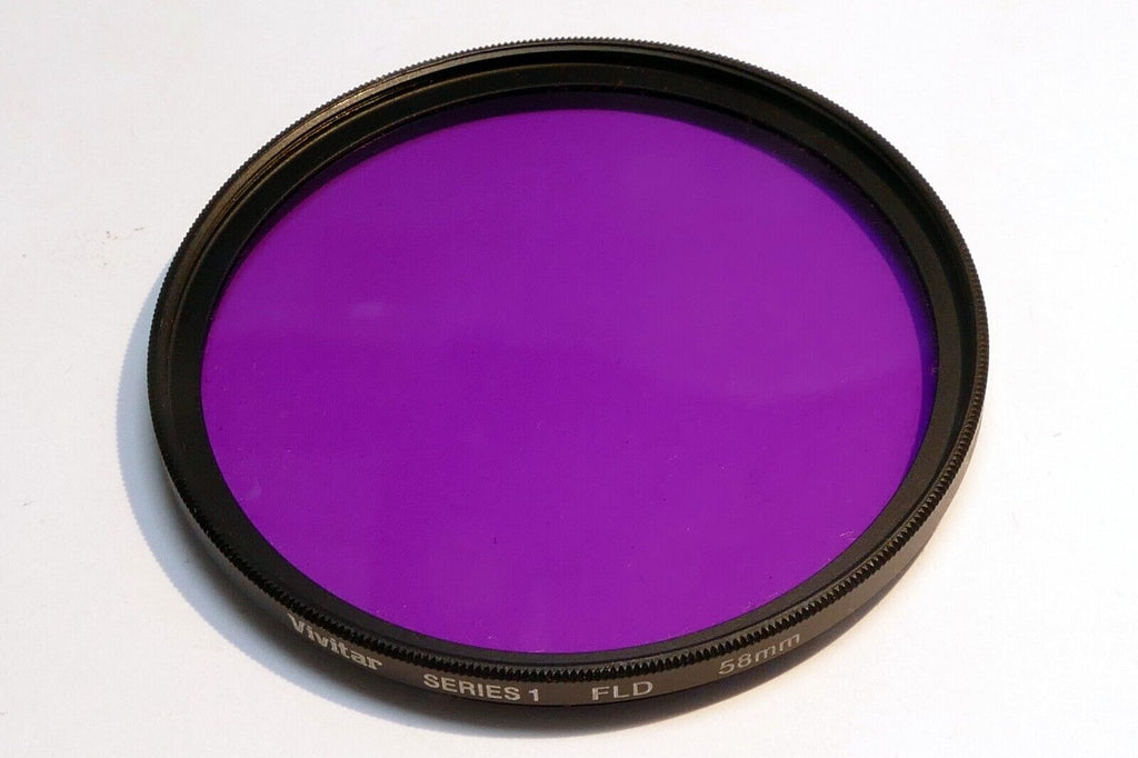 Vivitar Series 1 58mm lens filter FL-D Low Slim profile wide angle