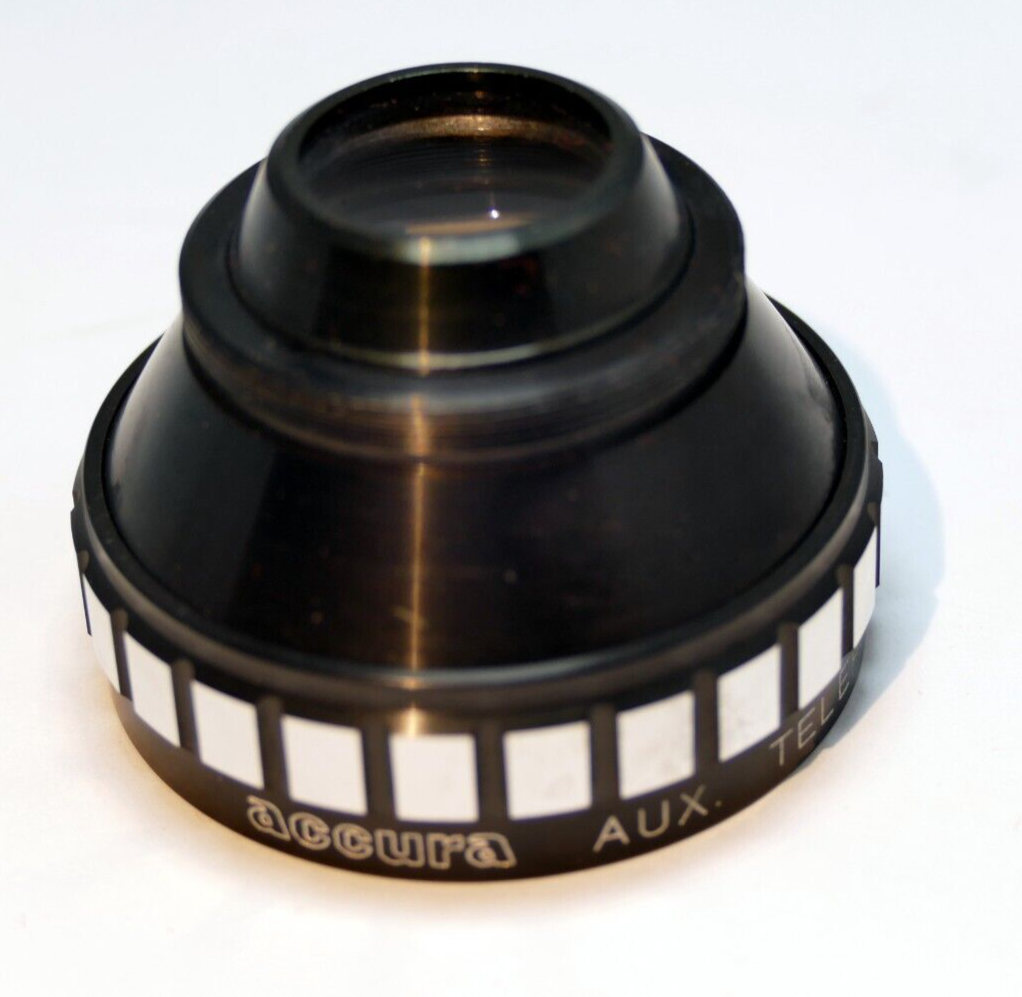 34mm threaded Accura AUX Telephoto lens  model V-T series V VI