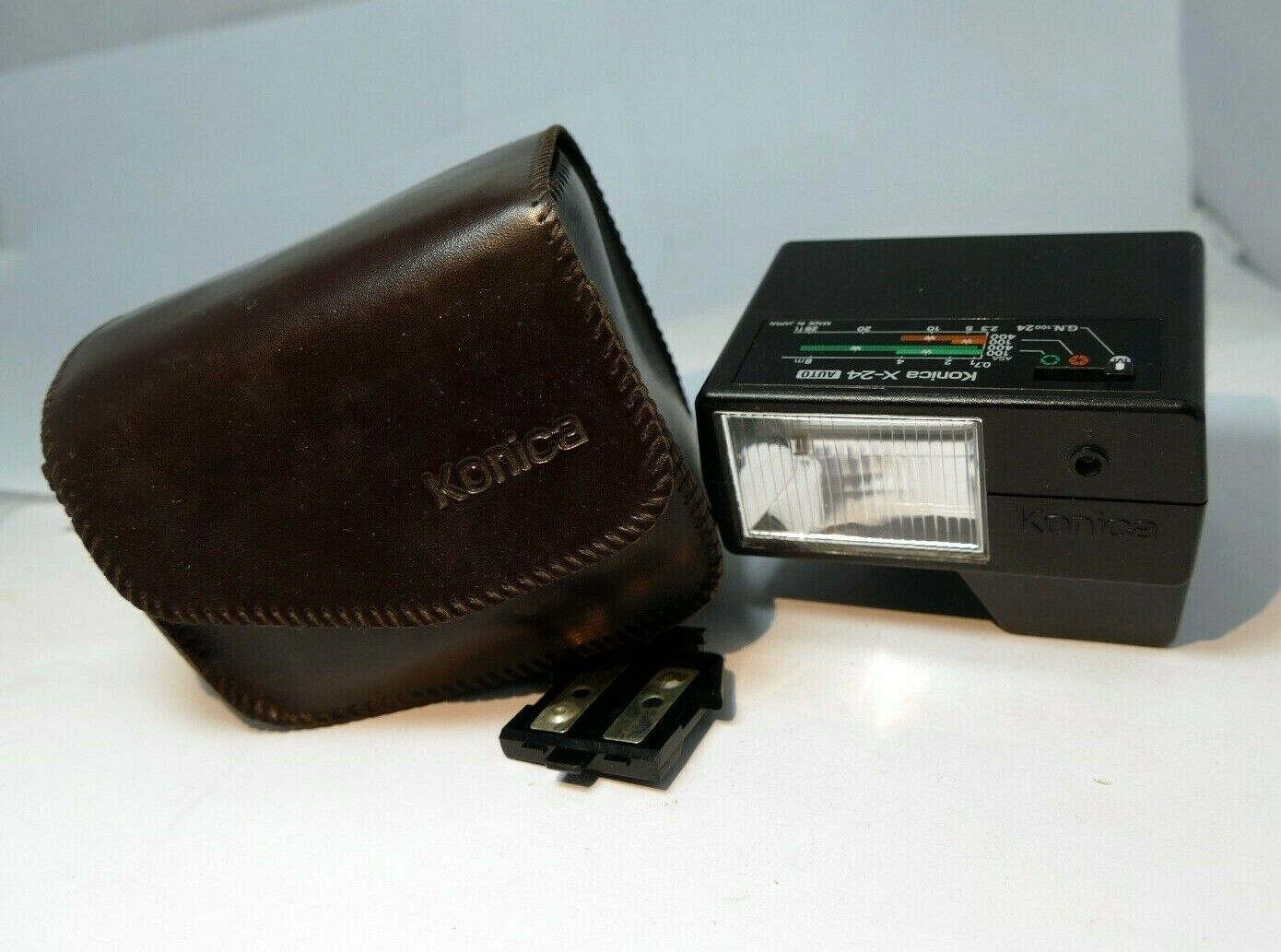 Konica X-24 Flash - AS IS for parts damaged battery door