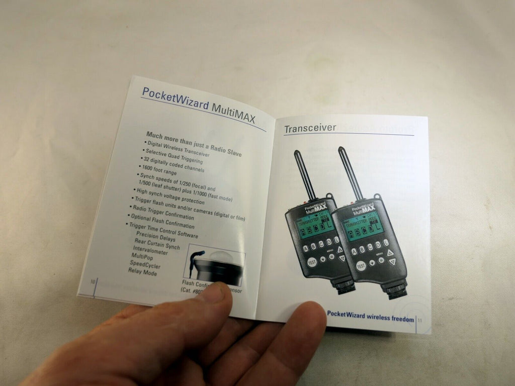 Pocket Wizard Wireless Freedom Brochure Guide  acute2R Pro Plus II