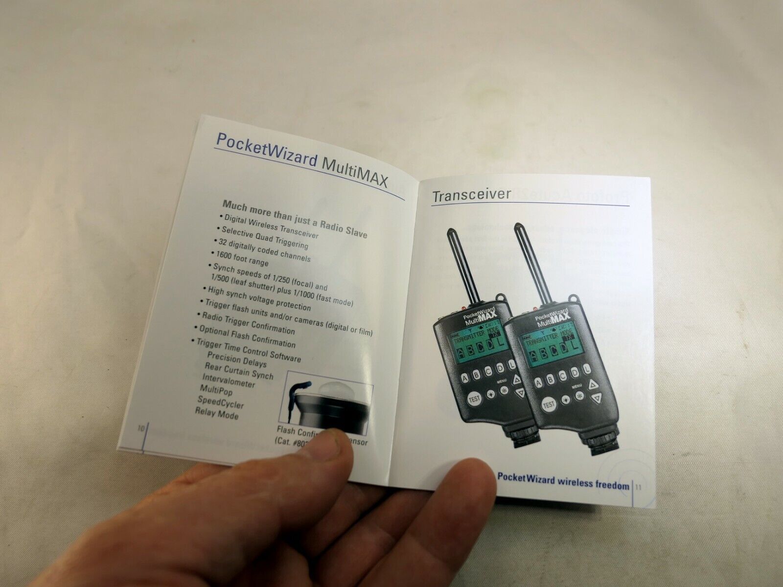 Pocket Wizard Wireless Freedom Brochure Guide  acute2R Pro Plus II