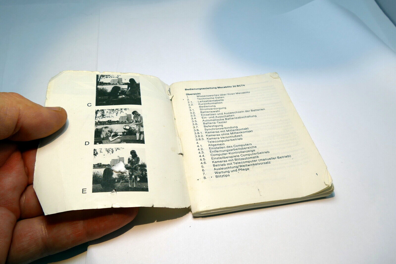 Mecablitz 30 BCT 4 german Deautche Ausgabe bedienungsanleitung guide manual book