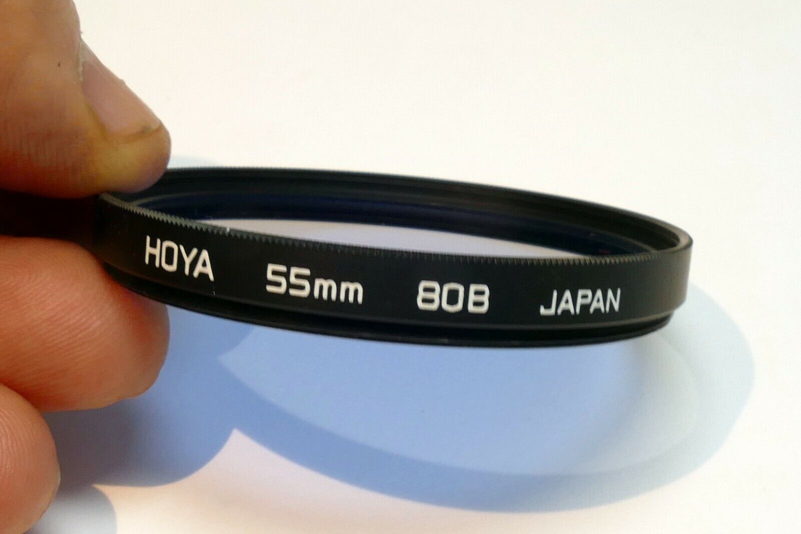 Hoya 55mm Filter 80B  deep blue cooling made in Japan
