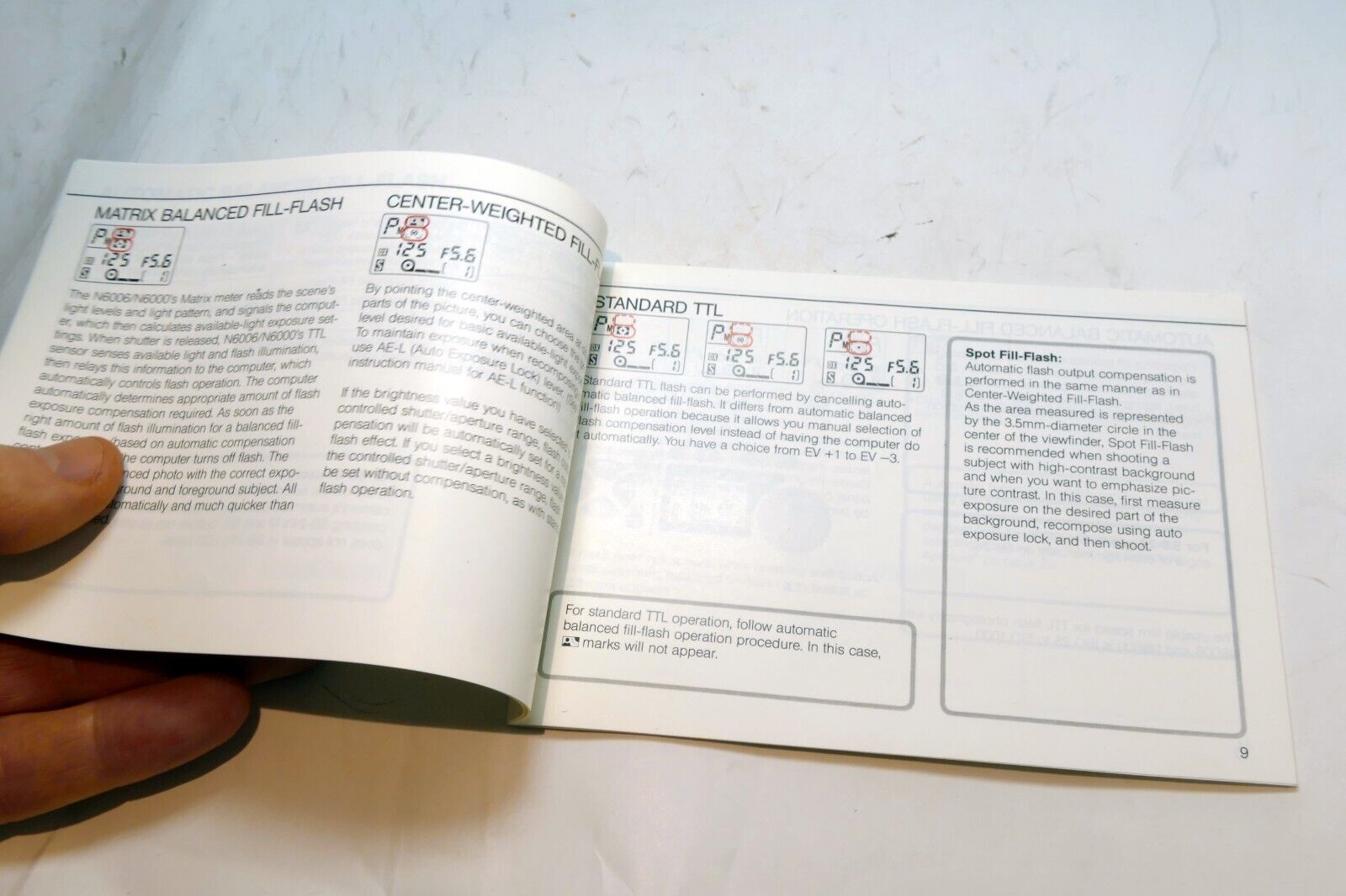 Nikon F N6006 Speedlight Flash Photography Instruction manual
