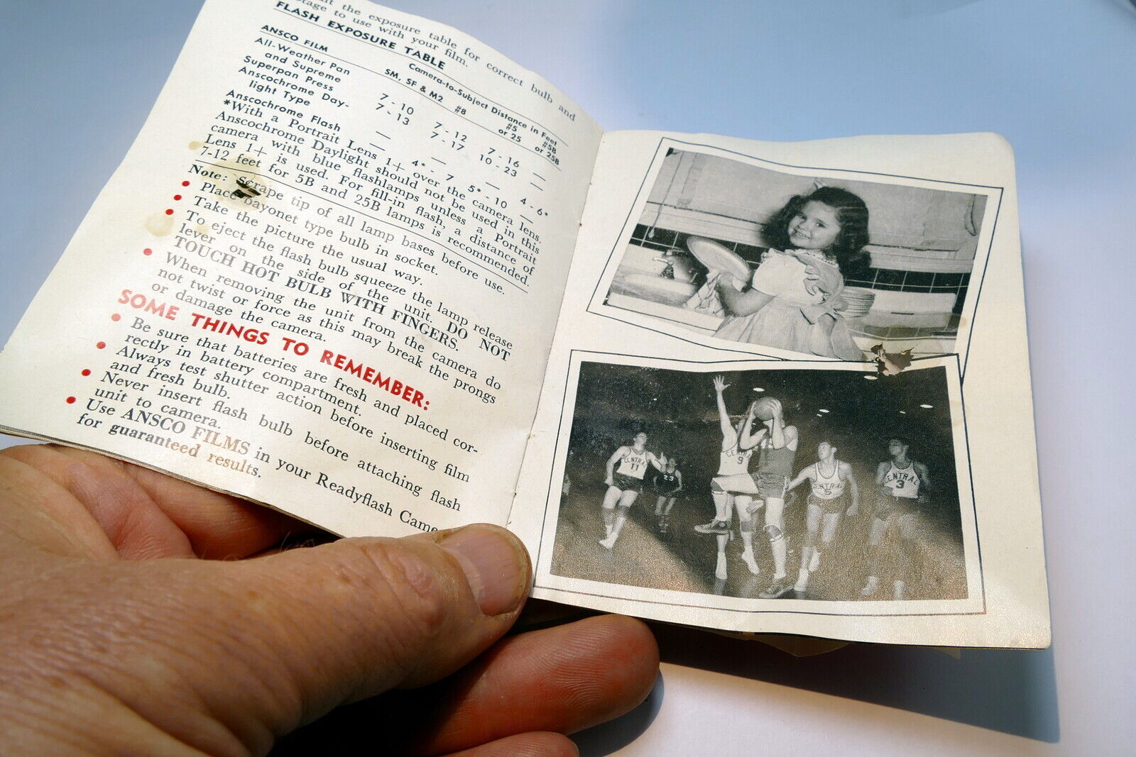 Ansco Ready Flash 620 camera Manual Instruction Guide EN