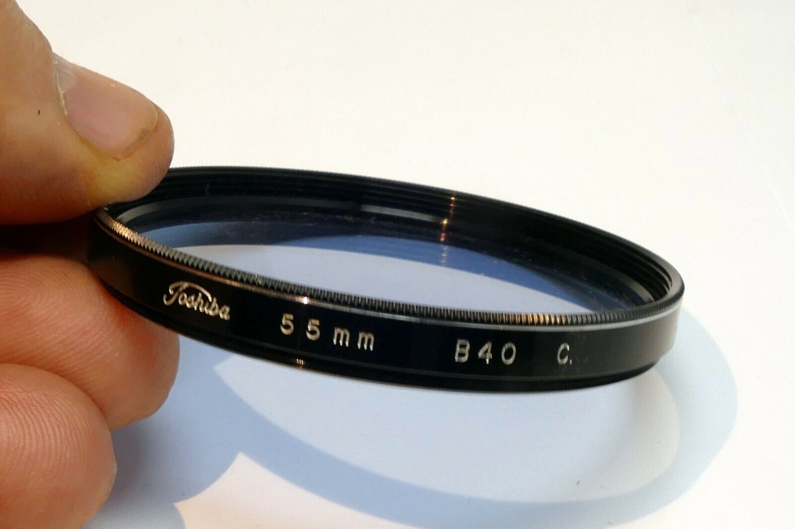 Toshiba 55mm Filter B40C 80C Color Conversion blue cooling made in Japan