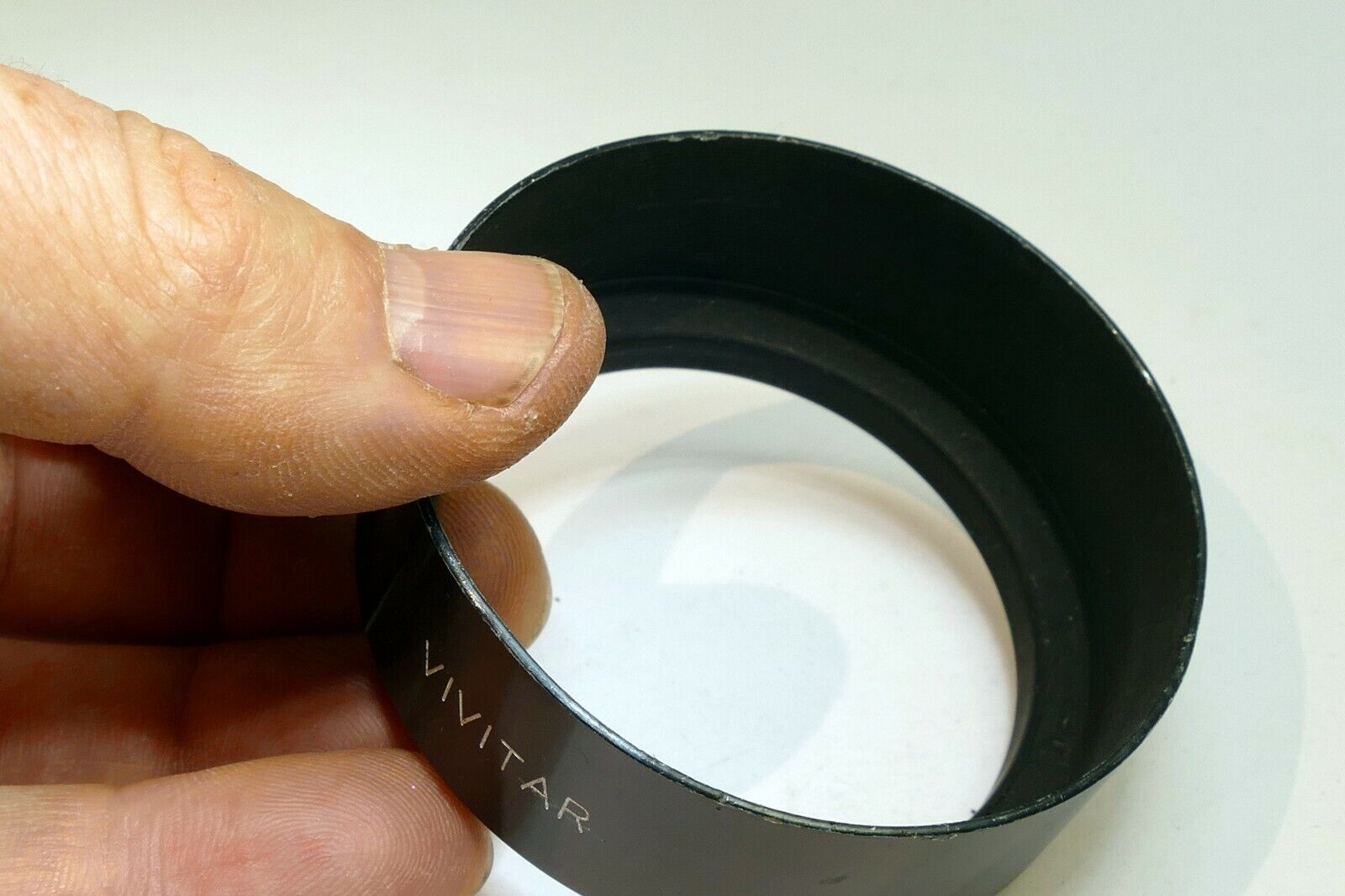 Vivitar 55mm Metal Lens Hood Shade screw in Telephoto 20cm 13.5cm