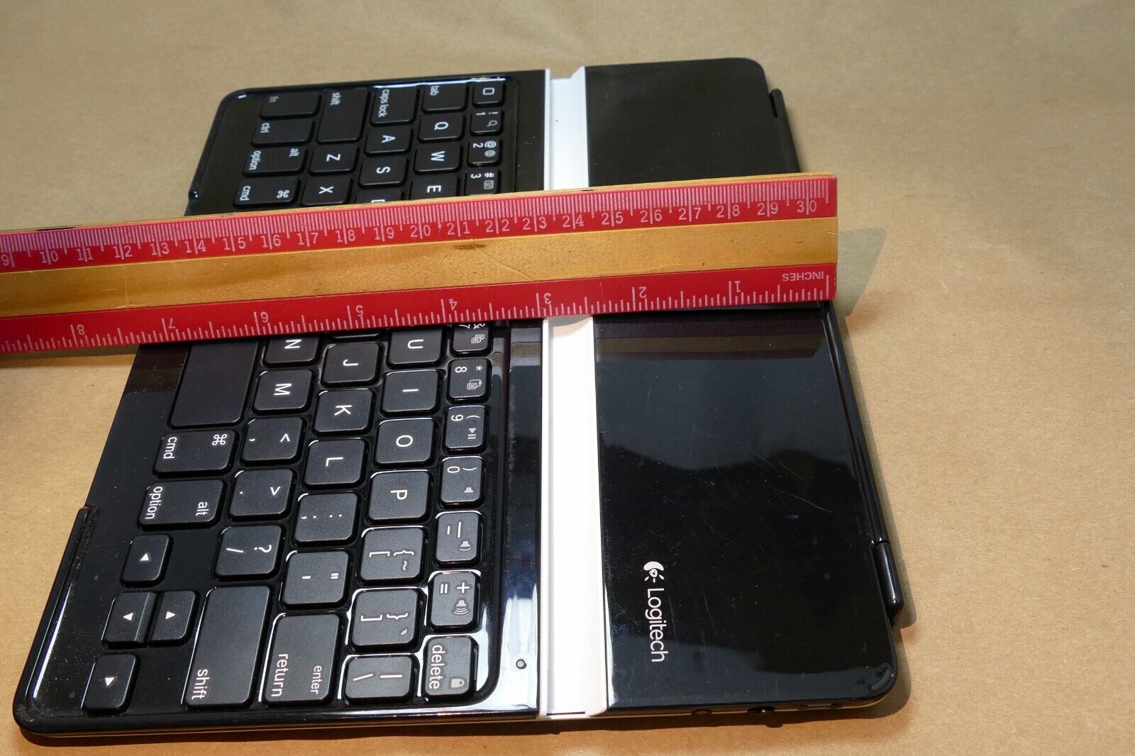 Logitech Y-R0032 Black Bluetooth Wireless Slim Tablet QWERTY Keyboard for iPad