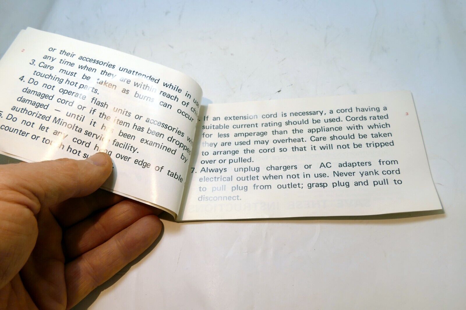 Minolta 28 32 Owner's Flash  Instructions  guide manual English EN