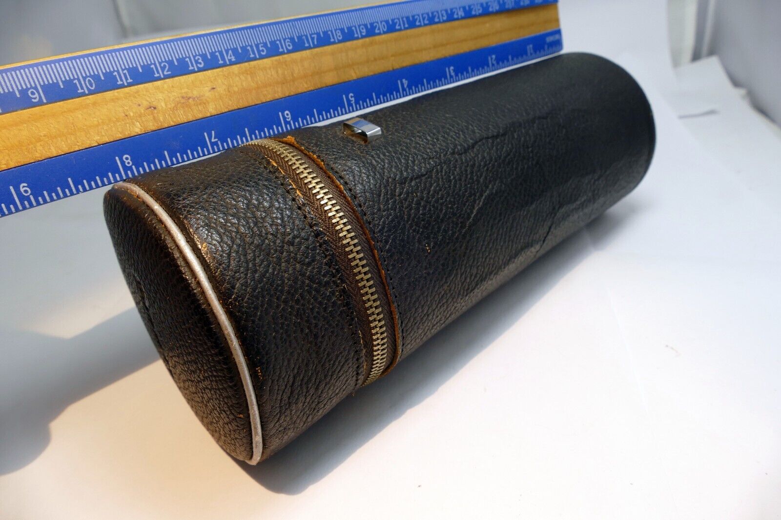 Komura  Leather Case for 80-200mm 200mm lens 8X3" telephoto