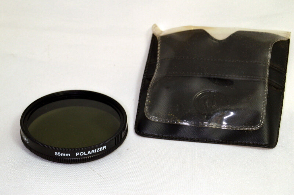 CPC 55mm Polarizer PL GEL Lens Filter with soft case O104043